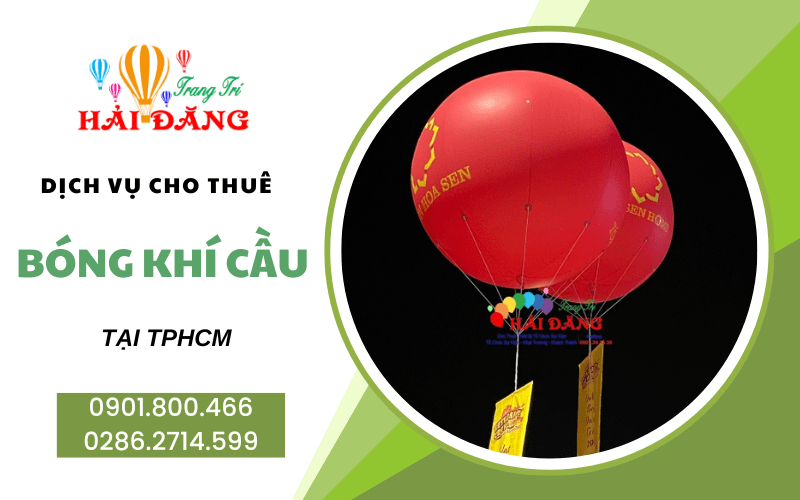 Dịch vụ cho thuê bóng khí cầu