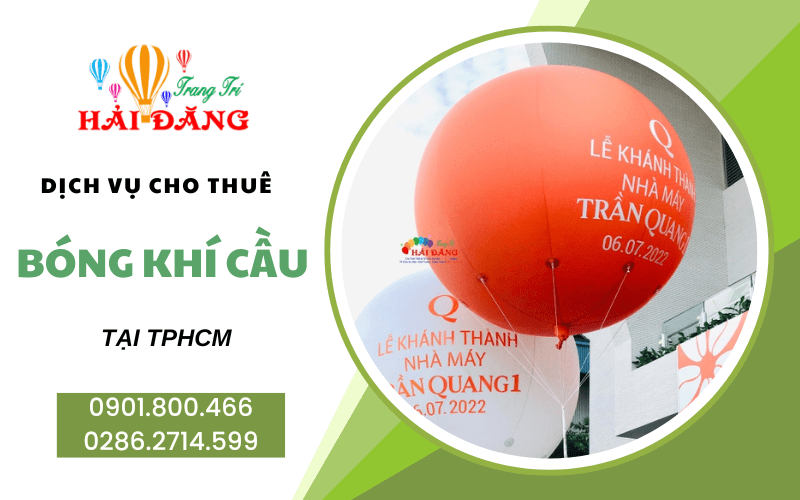 Dịch vụ cho thuê bóng khí cầu