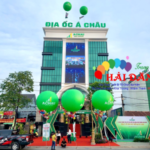 TRANG TRÍ LỄ KHAI TRƯƠNG RA MẮT TRỤ SỞ MỚI ĐỊA ỐC Á CHÂU