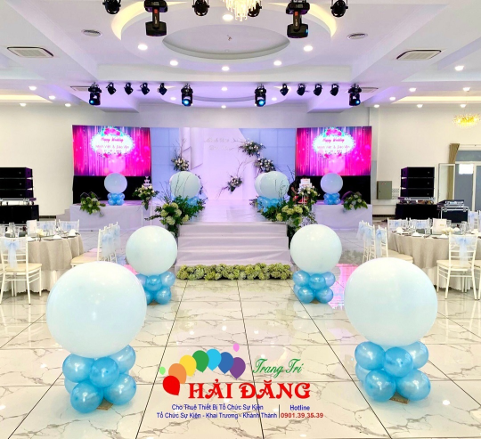 TRANG TRÍ BONG BÓNG KÍCH NỔ ĐÁM CƯỚI