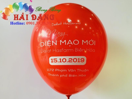 In Logo Lên Bong Bóng