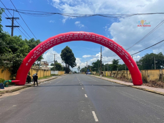 Cho thuê cổng chào hơi