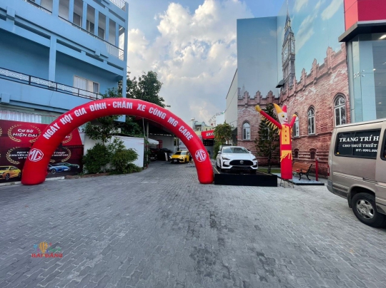 Cho thuê cổng chào hơi