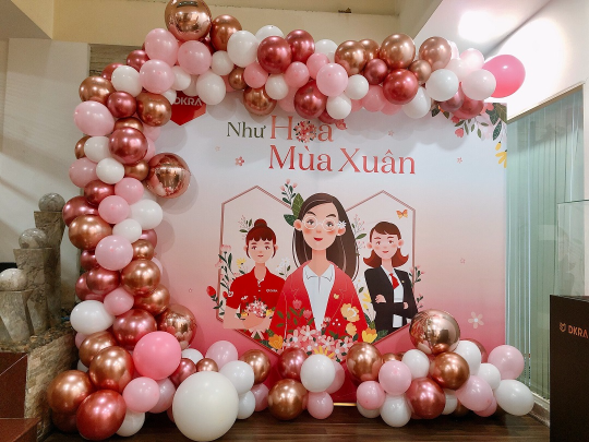 DỊCH VỤ TRANG TRÍ TRỌN GÓI NGÀY QUỐC TẾ PHỤ NỮ 8-3