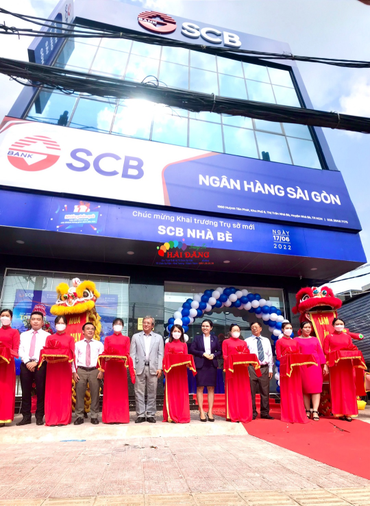 TỔ CHỨC KHAI TRƯƠNG NGÂN HÀNG SCB NHÀ BÈ
